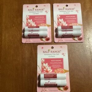 Salt Range Himalayan Pink Salt Lip Balm Moisturizing Cherry & Shea Butter